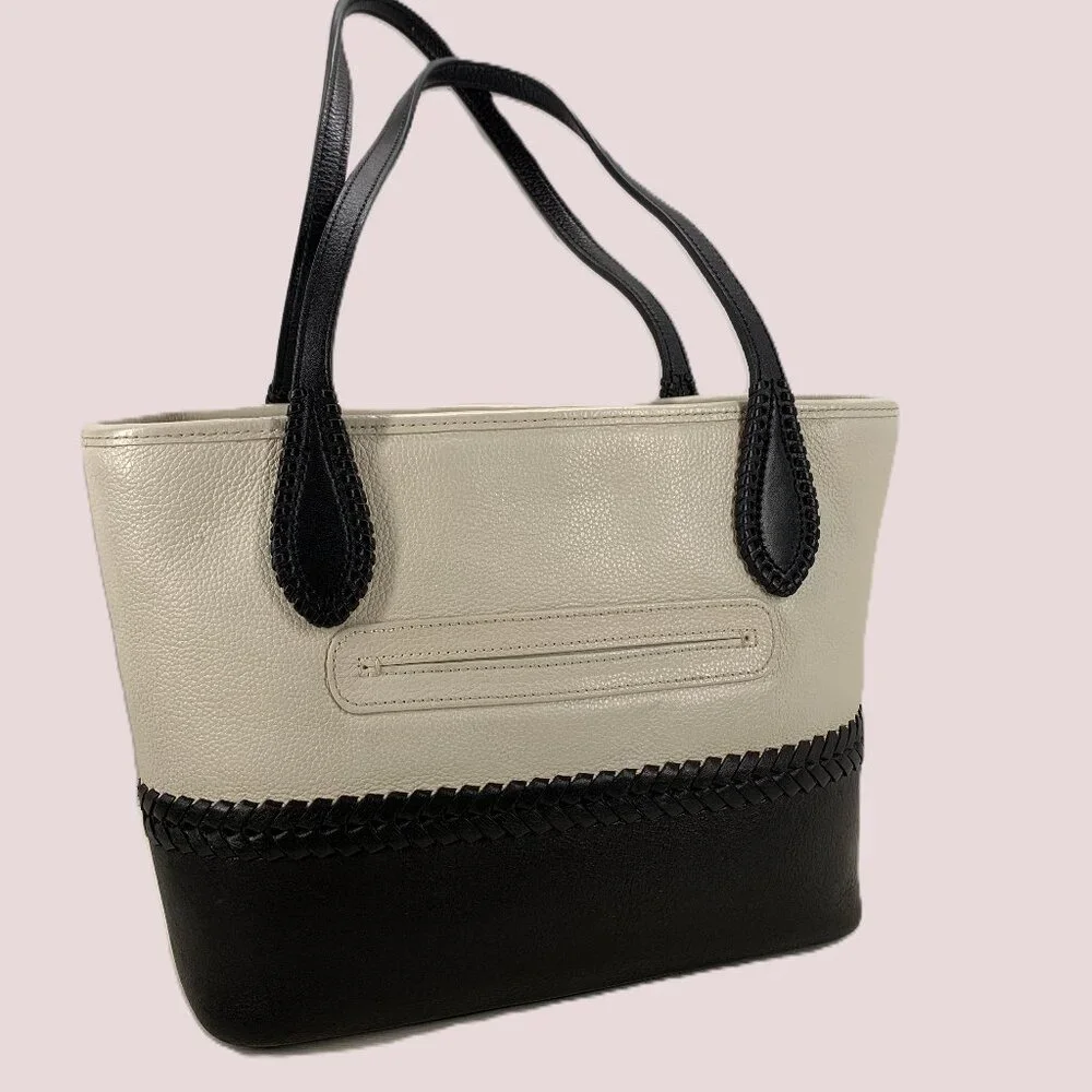 New Brighton Purse - H35853 Julia BLK/WHT Ferrara - Picture 3 of 7